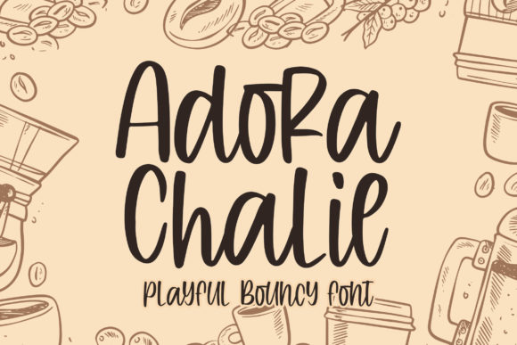 Adora Chalie: A Display Font for Modern Branding