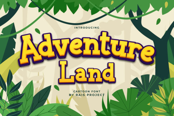 Adventure Land: A Creative Font for Playful Projects