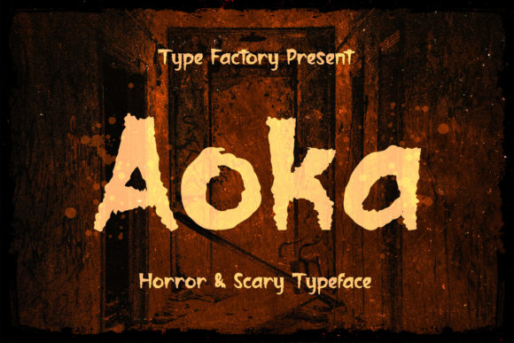 Aoka Font: Unleashing a Bold, Edgy Display Typeface
