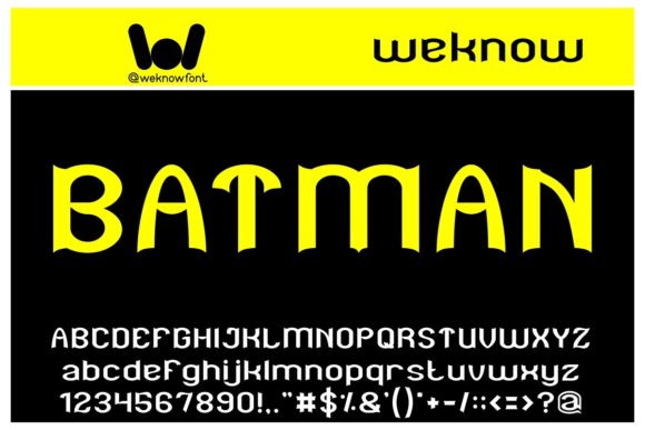 Batman Font: Bold Display Typography for Modern Brands