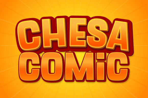 Chesa Comic: A Bold Typeface for Maximum Impact