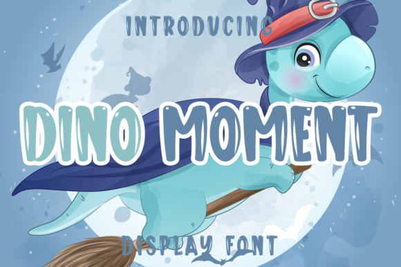 Dino Moment: A Bubbly Font with a Touch of Elegance