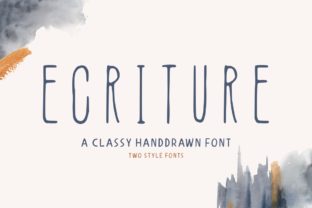 Ecriture: The Display Font with a Down-to-Earth Edge
