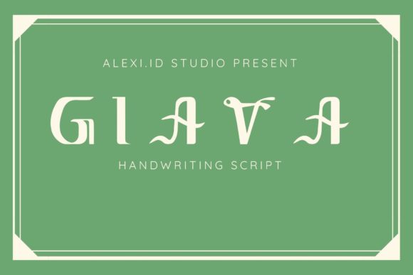 Giava: A Distinct Display Font for Authentic Design