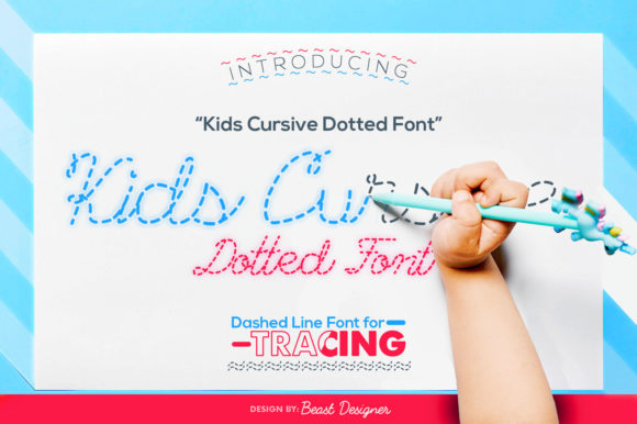 Kids Cursive Dotted: The Playful Font for Modern Projects
