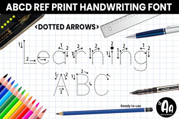 Mastering Handwriting: The Power of ABCD Ref Dotted Arrows