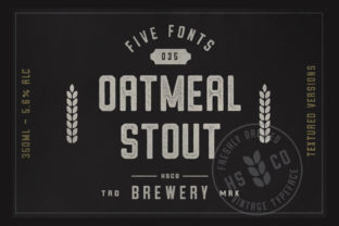 Oatmeal Stout: The Display Font with Vintage Soul