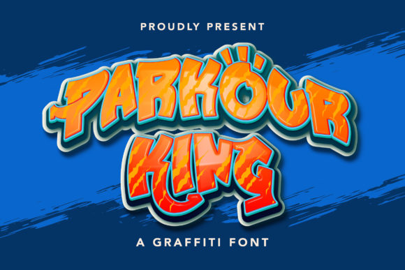 Parkour King: Unleash Bold, Graffiti-Inspired Energy in Your Designs