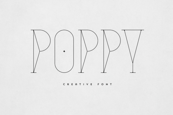 Poppy: An Elegant Display Font for Distinctive Branding
