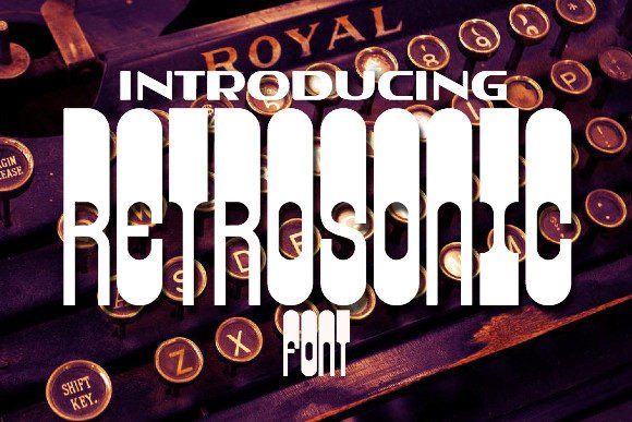 Retrosonic: A Playful Typeface for Bold Branding