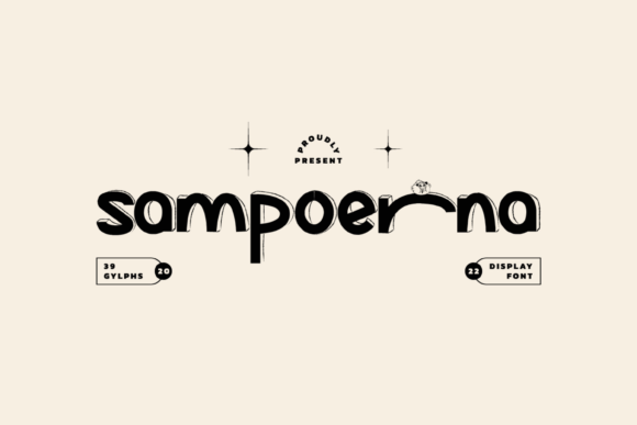 Sampoerna: The Playful Display Font for Joyful Creations