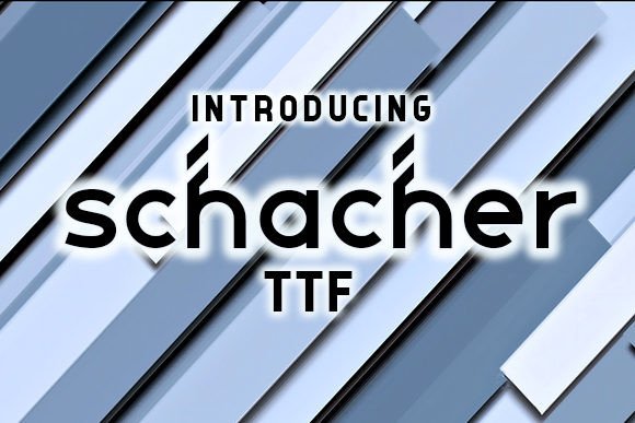 Schacher: The Display Font That Commands Attention