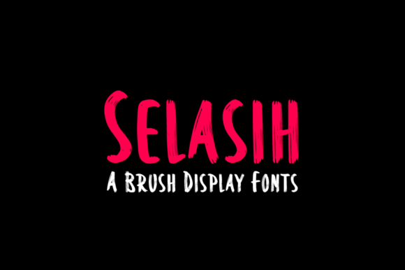 Selasih: Unleashing Authenticity with a Modern Brush Font