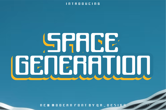 Space Generation: A Bold Typeface for Authentic Branding