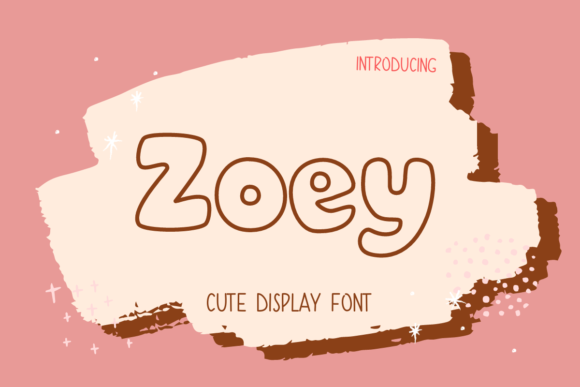 Zoey: Crafting Visual Impact with Bold Transparent Typography